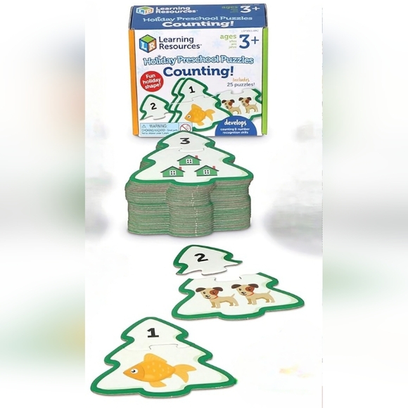 NEW Learning Resources Puzzle Packs~Set of 2: ABCs and Counting - Picture 3 of 5